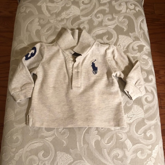 Ralph Lauren Cotton Mesh Polo Shirt Sz 3M - Picture 1 of 2
